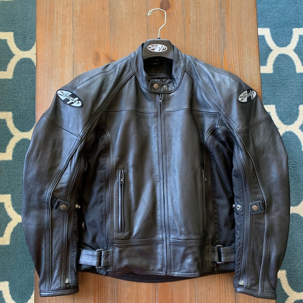 Joe Rocket Leather Motorcycle Jacket